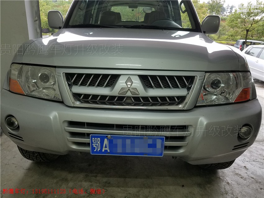 貴陽(yáng)帕杰羅車(chē)燈改裝海拉五雙光透鏡；貴陽(yáng)黔鷹；帕杰羅大燈升級(jí)；歐司朗氙氣燈