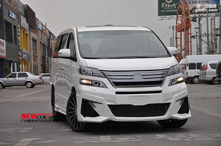 豐田埃爾法改裝大包圍 Vellfire WALD雙層大燈前后杠葉子板 機(jī)蓋
