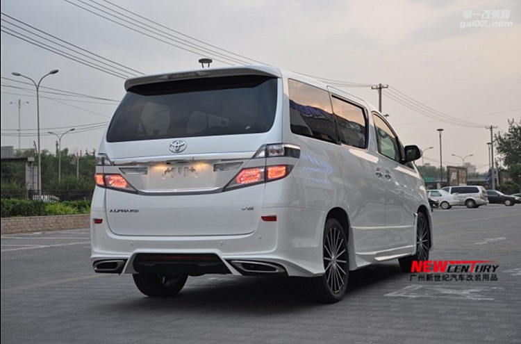豐田埃爾法改裝大包圍 Vellfire WALD雙層大燈前后杠葉子板 機(jī)蓋