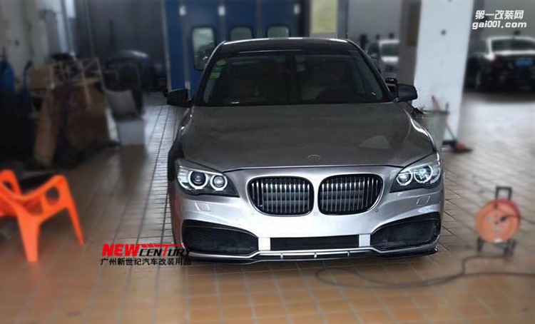 寶馬7系改裝PD大包圍 老款BMW F01F02 Prior-Design碳纖維前杠唇