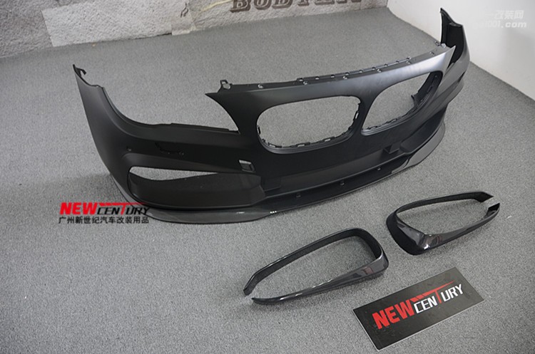 寶馬7系改裝PD大包圍 老款BMW F01F02 Prior-Design碳纖維前杠唇