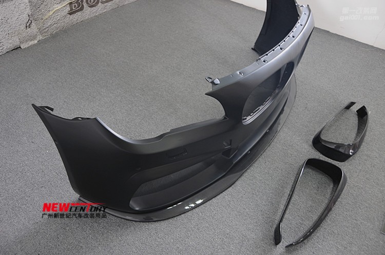 寶馬7系改裝PD大包圍 老款BMW F01F02 Prior-Design碳纖維前杠唇
