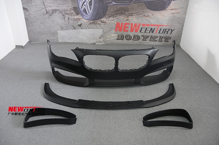 寶馬7系改裝PD大包圍 老款BMW F01F02 Prior-Design碳纖維前杠唇