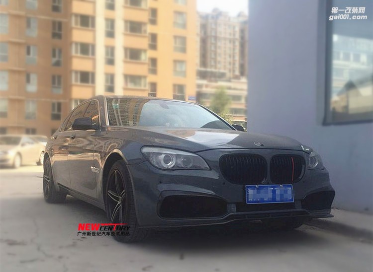 寶馬7系改裝PD大包圍 老款BMW F01F02 Prior-Design碳纖維前杠唇