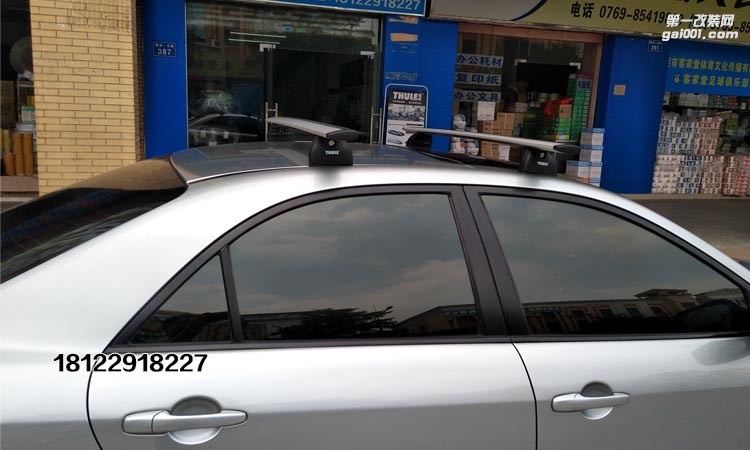 09款馬自達(dá)6拓樂thule753+969翼?xiàng)U+3系卡墊裝車實(shí)拍圖可帶單車架行李箱行李框