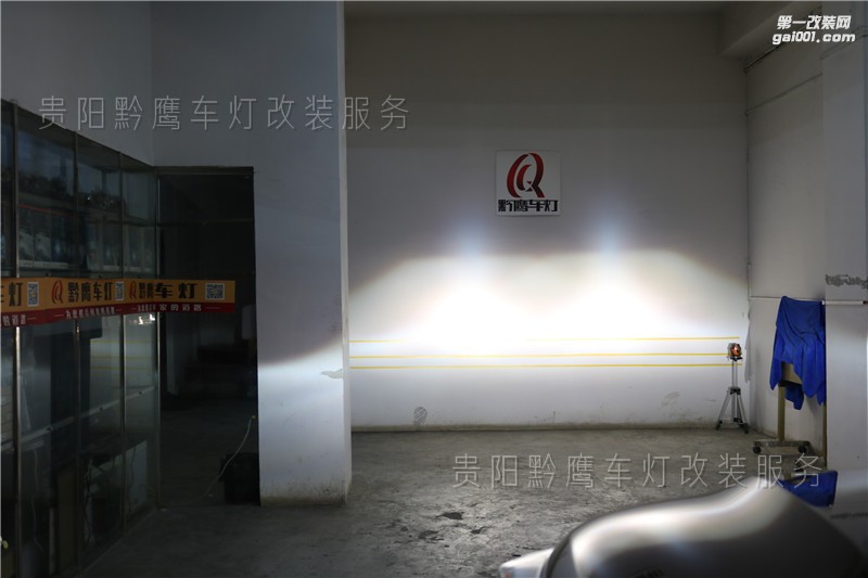 貴陽17款漢蘭達(dá)車燈改裝升級(jí),黑夜無懼,安全旅途;黔鷹車燈改裝案例