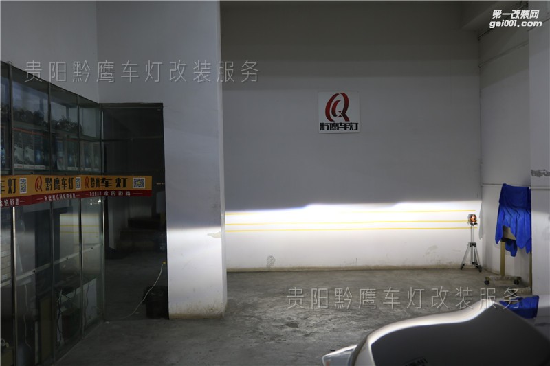 貴陽17款漢蘭達(dá)車燈改裝升級(jí),黑夜無懼,安全旅途;黔鷹車燈改裝案例