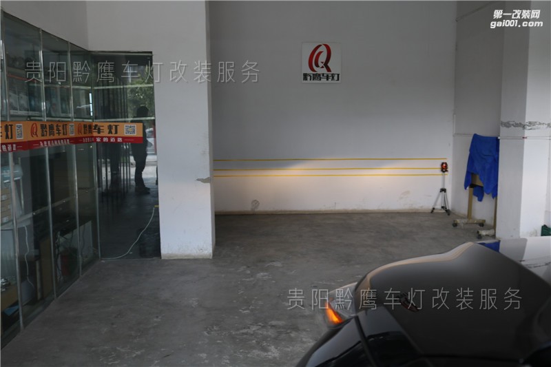 貴陽17款漢蘭達(dá)車燈改裝升級(jí),黑夜無懼,安全旅途;黔鷹車燈改裝案例