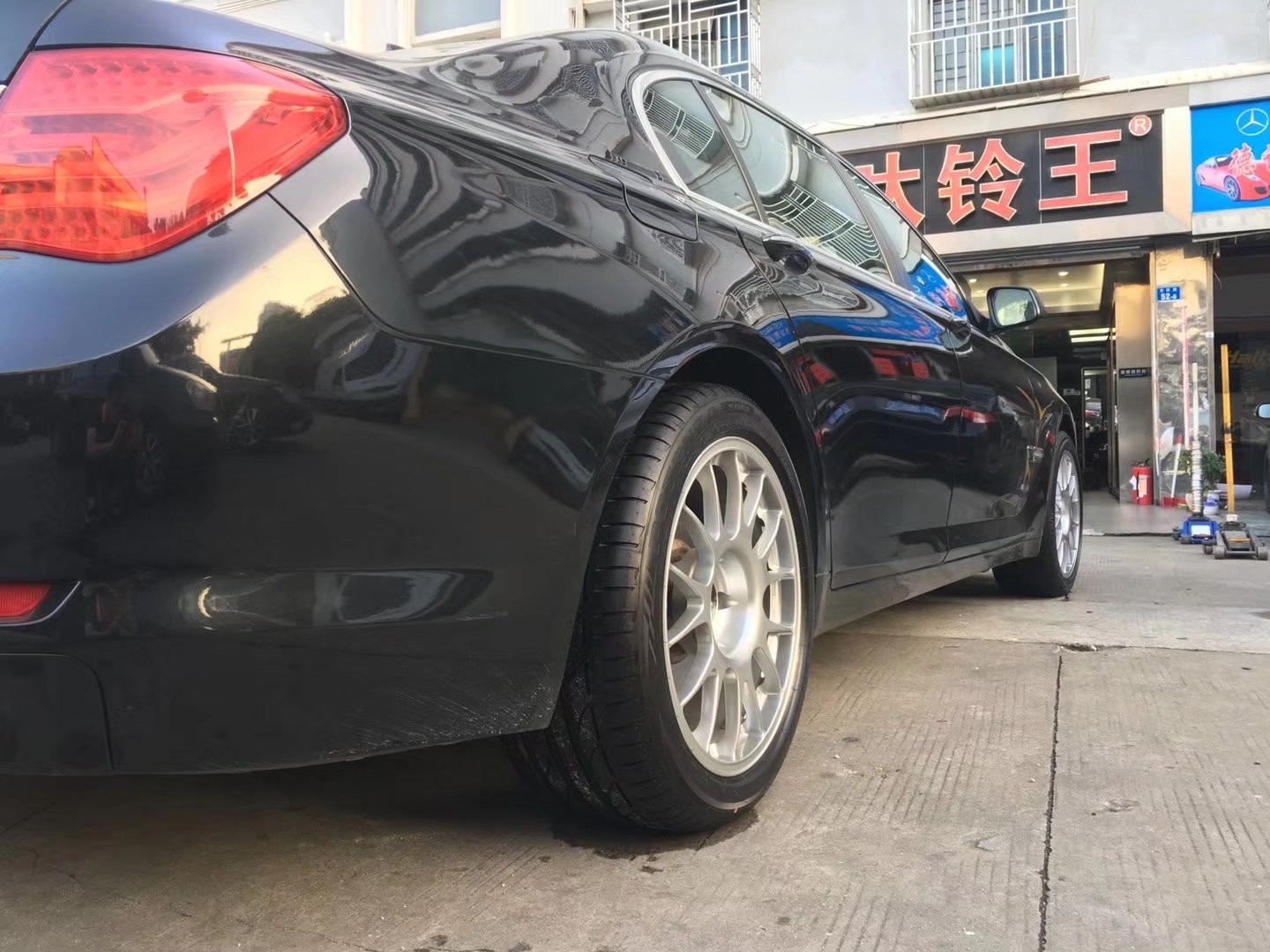 寶馬，換 全新 日本 BBS RE 完工！