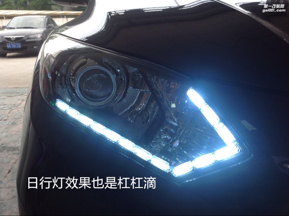 廣州汽車改裝 本田繽智大燈升級海拉5雙光透鏡+飛利浦套裝