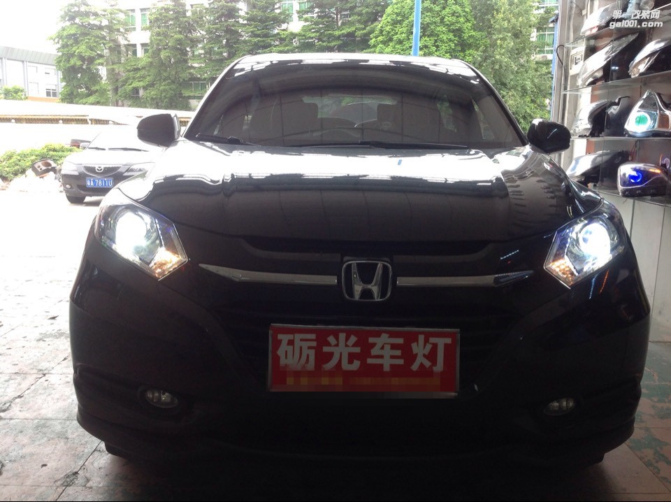 廣州汽車改裝 本田繽智大燈升級海拉5雙光透鏡+飛利浦套裝