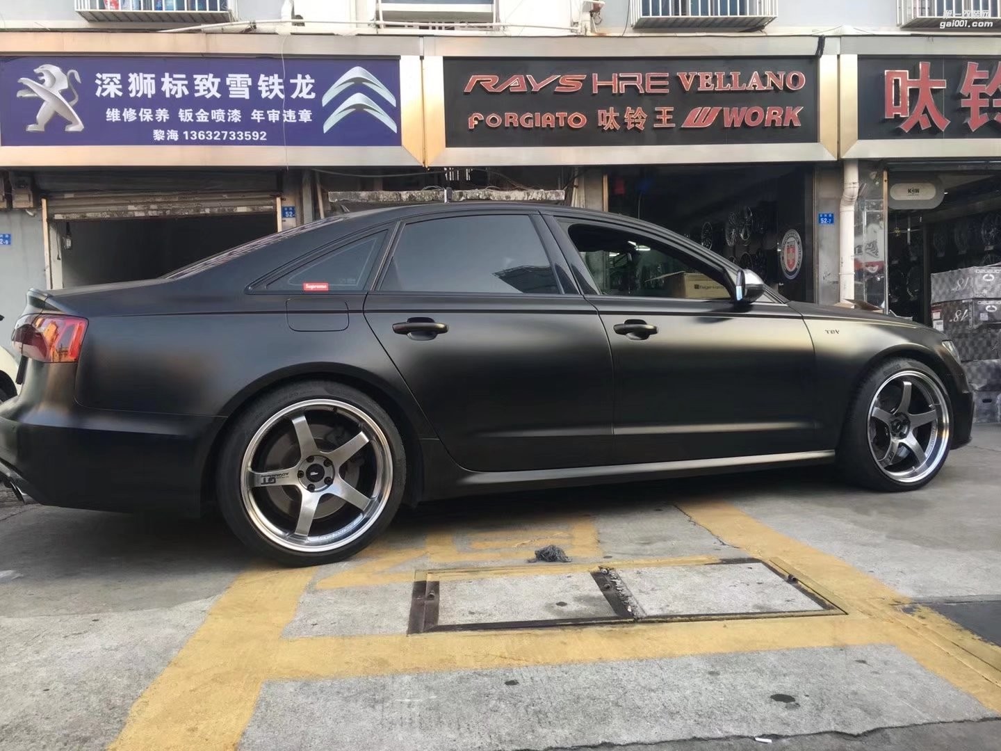 奧迪，換 橫濱 GT  20寸 完工！
