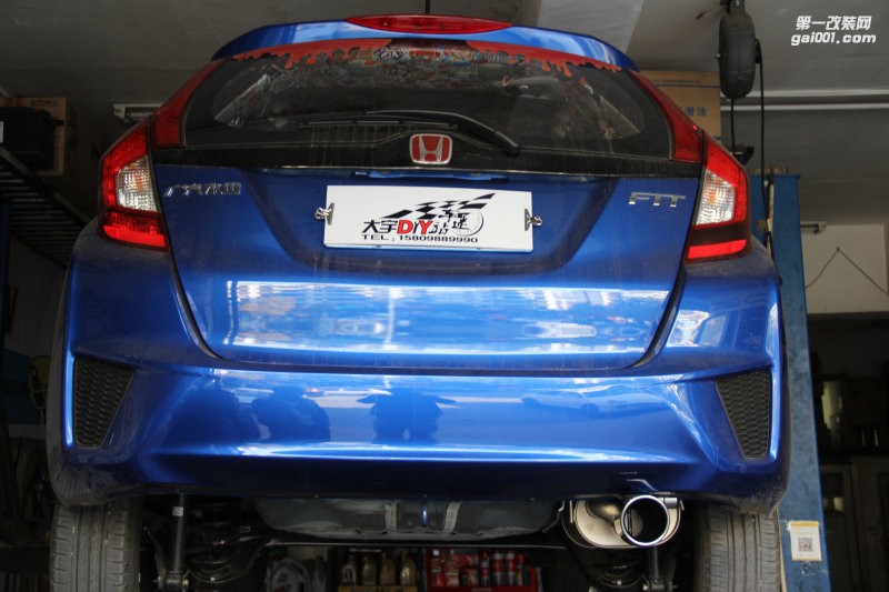 大宇車(chē)迷站 飛度GK5升級(jí)RES全段閥門(mén)排氣系統(tǒng)