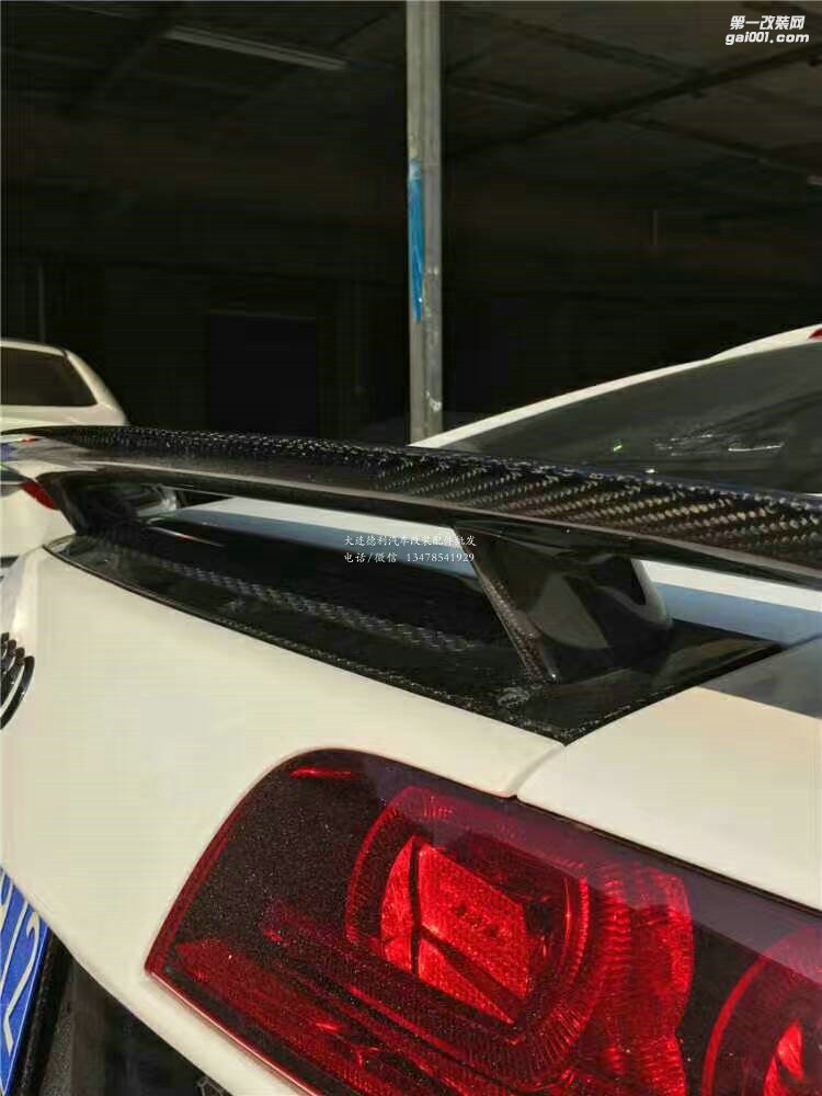奧迪R8碳纖維葉子板奧迪R8改裝碳纖維尾翼