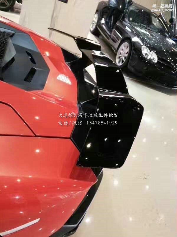 蘭博基尼改裝碳纖維 尾翼包圍套裝