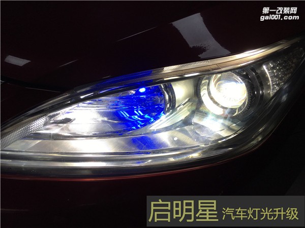 長(zhǎng)安逸動(dòng)大燈改裝雙光透鏡氙氣燈