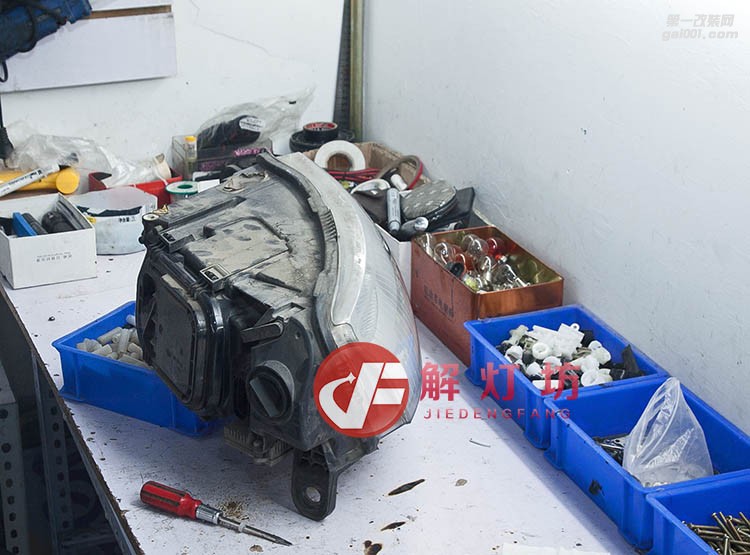 北京奧迪A6改燈店解燈坊分享升級(jí)海拉5透鏡案例