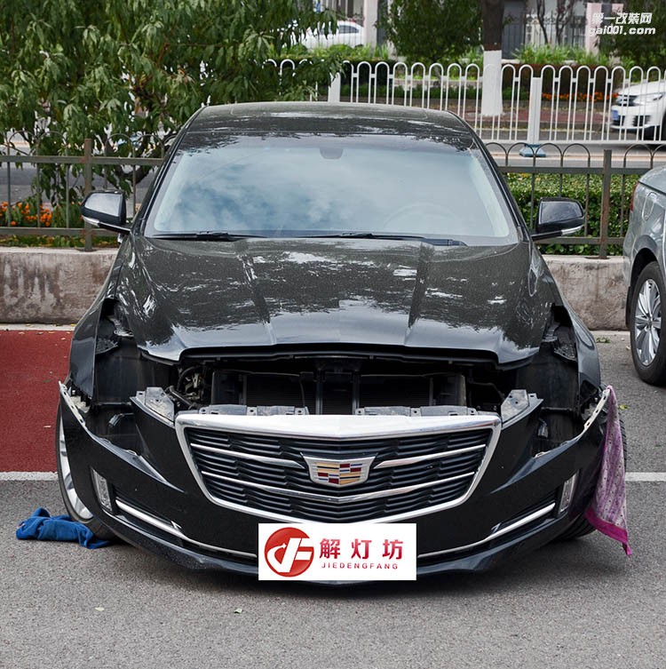 北京ATSL改燈店【解燈坊】分享凱迪拉克ATSL改海拉5雙光透鏡阿帕7套裝