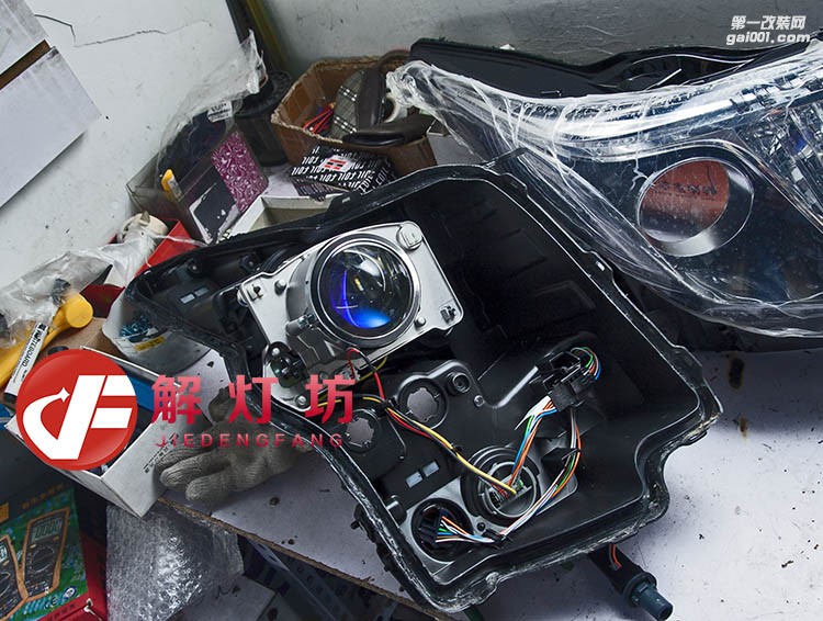 北京ATSL改燈店【解燈坊】分享凱迪拉克ATSL改海拉5雙光透鏡阿帕7套裝