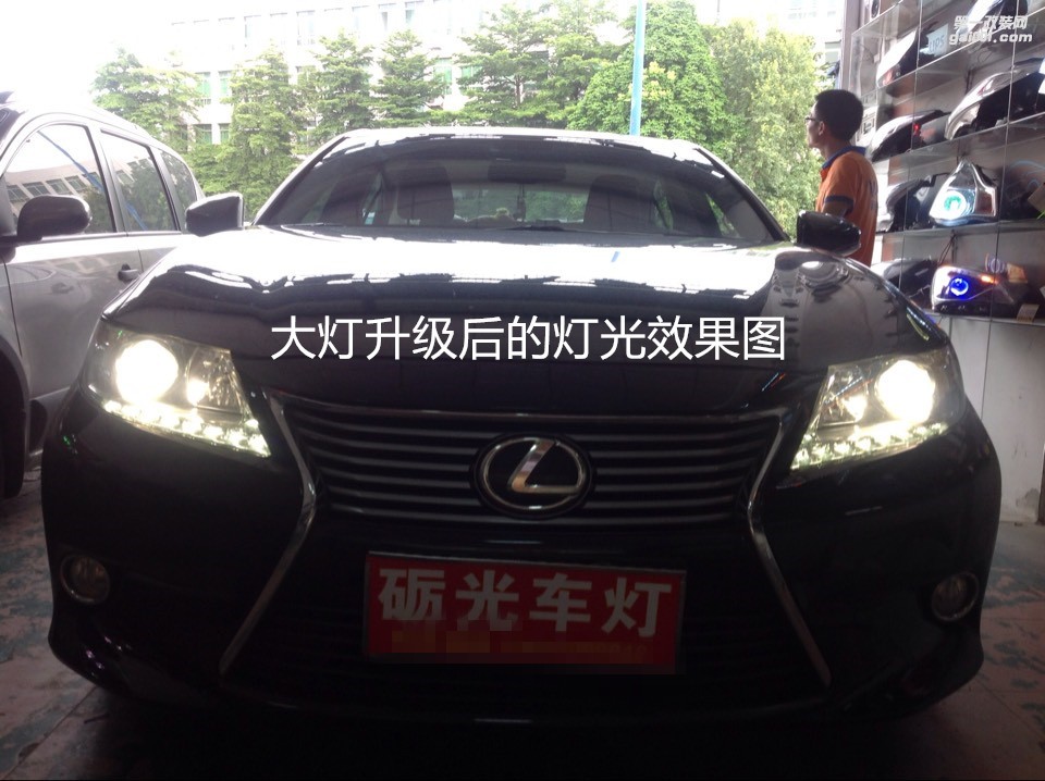廣州車燈升級 雷克薩斯大燈改裝海拉5透鏡飛利浦套裝