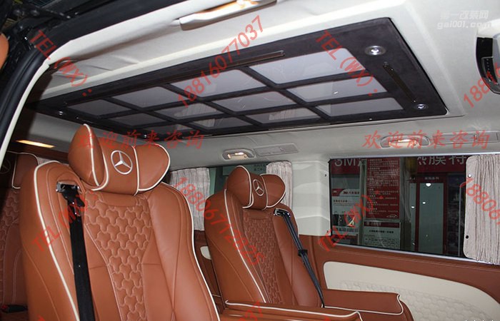 奔馳V260內(nèi)飾豪華改裝