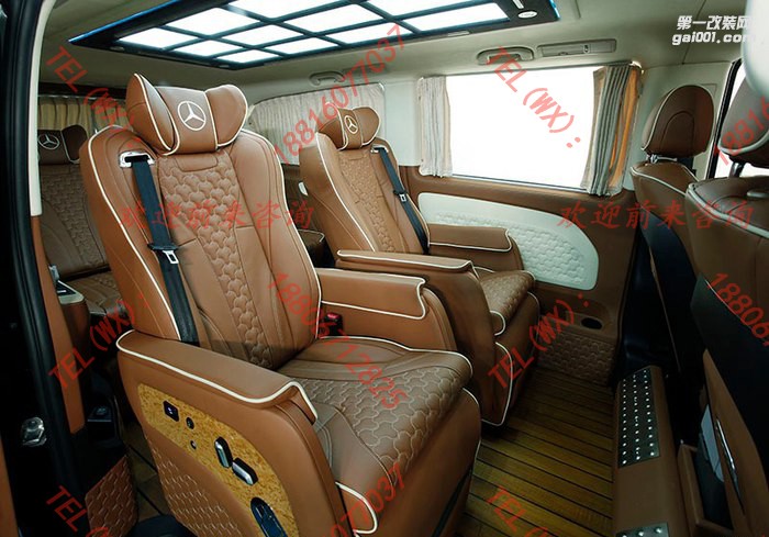奔馳V260內(nèi)飾豪華改裝