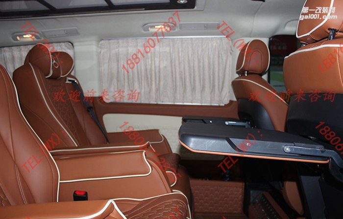 奔馳V260內(nèi)飾豪華改裝