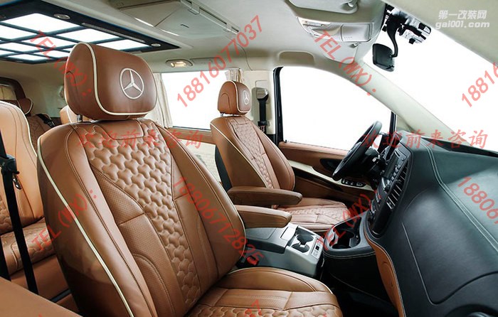 奔馳V260內(nèi)飾豪華改裝