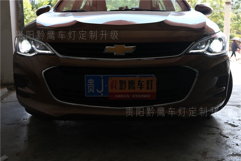 貴陽科沃茲車燈改裝海拉五雙光透鏡 大燈升級 科沃茲改燈 黔鷹車燈