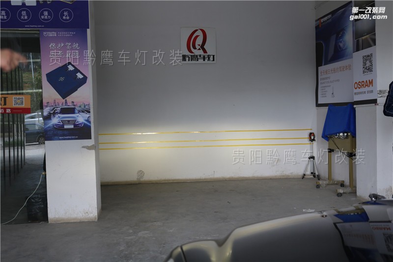 貴陽捷豹XJL車燈改裝；xjl改海拉五飛利浦XV+氙氣燈