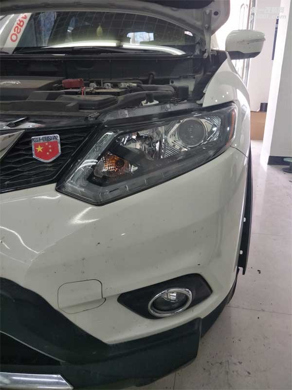 西寧尼桑奇駿車燈改裝【西寧精藝精】西寧氙氣燈