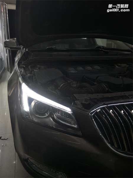 【西寧精藝精】別克君威升級海拉5雙光透鏡加氙氣燈泡