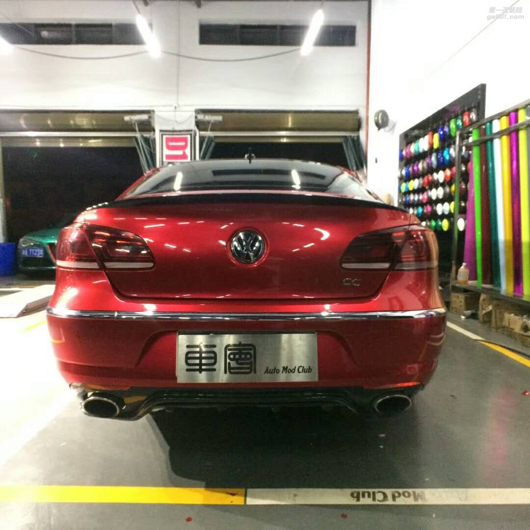 大眾CC美國禿鷹亮面金屬紅