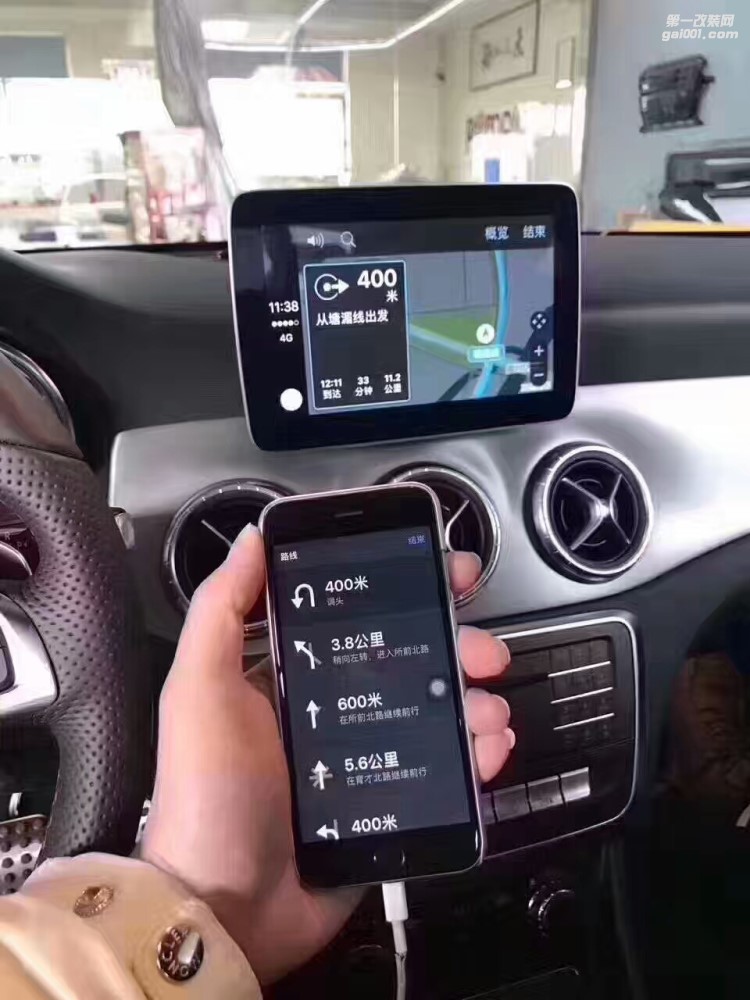 【西安億之星】奔馳CLA GLA GLE GLS CLS A級B級激活原廠carplay手機(jī)互聯(lián)刷隱藏