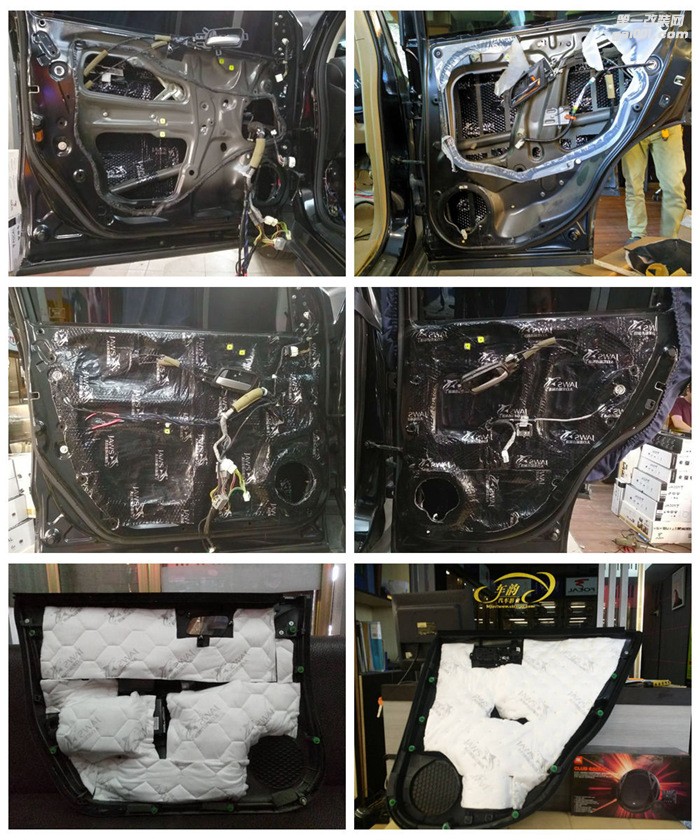 敢問全世界平均每天有多少臺車在做音響隔音改裝？先感受汕頭車韻本田CRV音響高品味制作程序
