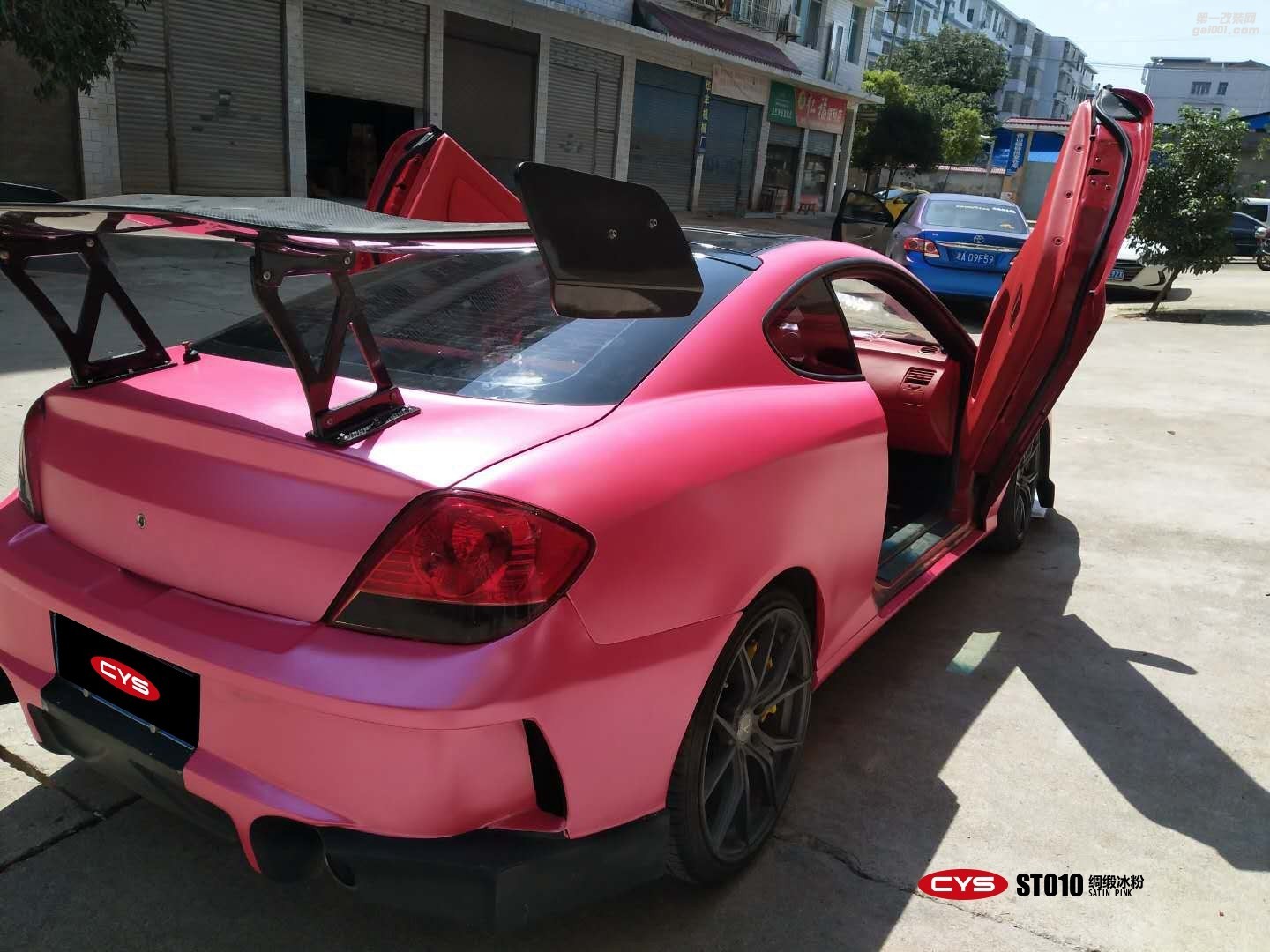 四川成都車衣裳酷派綢緞冰粉ST010汽車改色貼膜