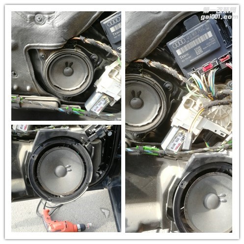 奧迪A6L更換萊福喇叭升級音響-音響玩家全國連鎖昆明樂升店