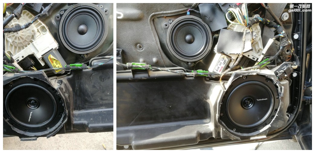 奧迪A6L更換萊福喇叭升級音響-音響玩家全國連鎖昆明樂升店