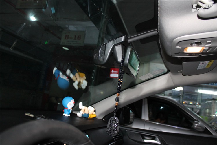 貴陽行車記錄儀標致408隱藏式行車記錄儀案例