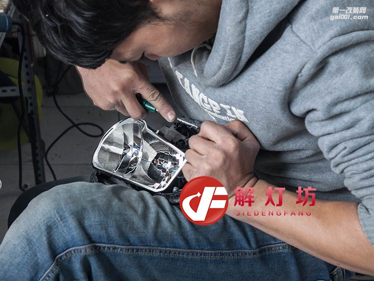 北京改燈店【解燈坊】?？怂股壈⑴?xv套裝海拉5透鏡案例
