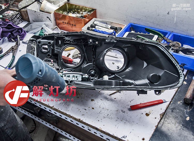 北京解燈坊改燈店阿帕車燈旗艦店雅閣9.5升級增強版藍膜海拉5雙光透鏡阿帕6套裝