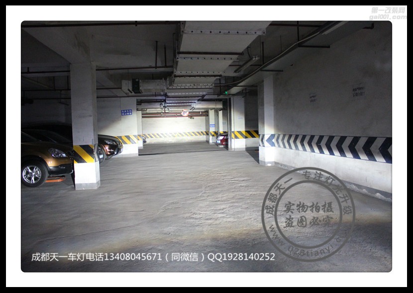 成都凱迪拉克ATS-L改車燈升級(jí)氙氣燈雙光透鏡高配日行燈