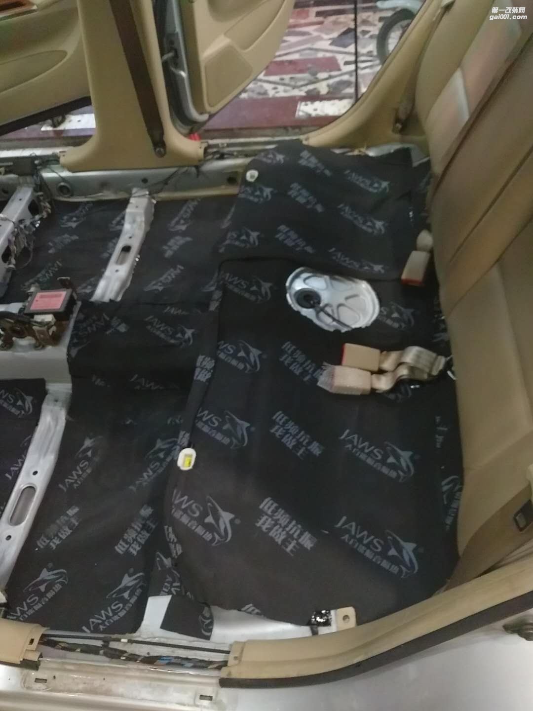 汕頭潮南別克汽車音響隔音大白鯊環(huán)保健康隔音凱越檢測(cè)清除臭味 汕頭車韻
