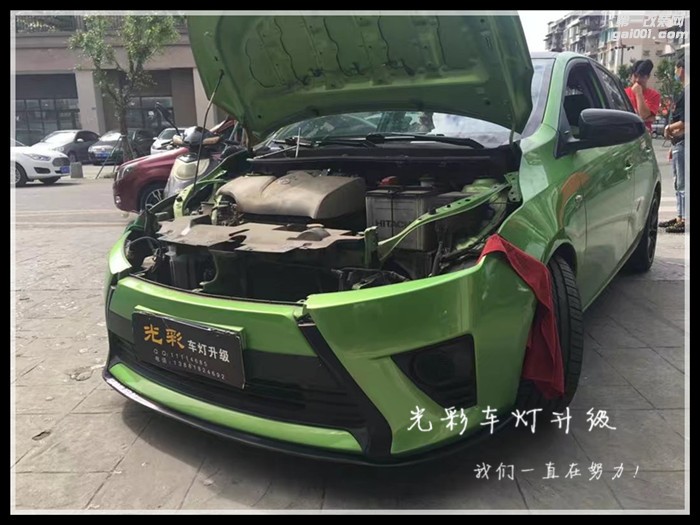 豐田致炫前大燈升級(jí)改裝