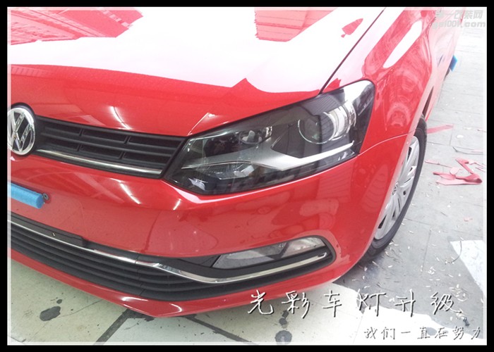 波羅改裝Q5雙光透鏡氙氣燈LED大燈成都光彩車燈