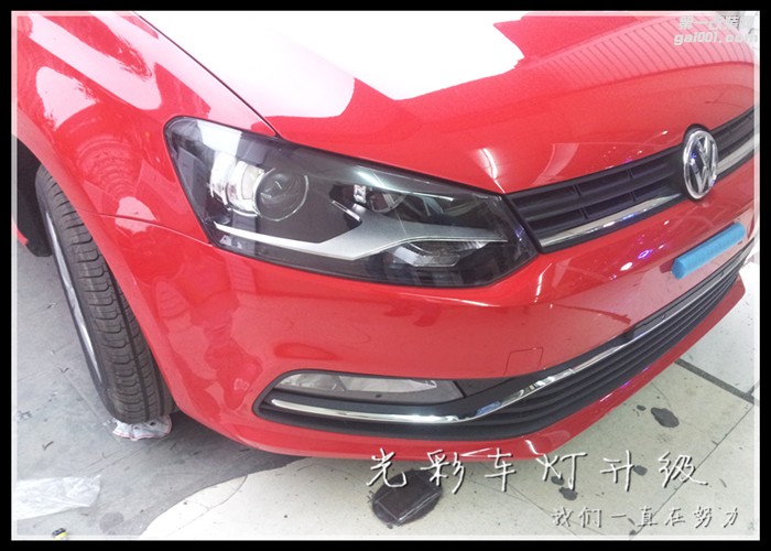 波羅改裝Q5雙光透鏡氙氣燈LED大燈成都光彩車燈