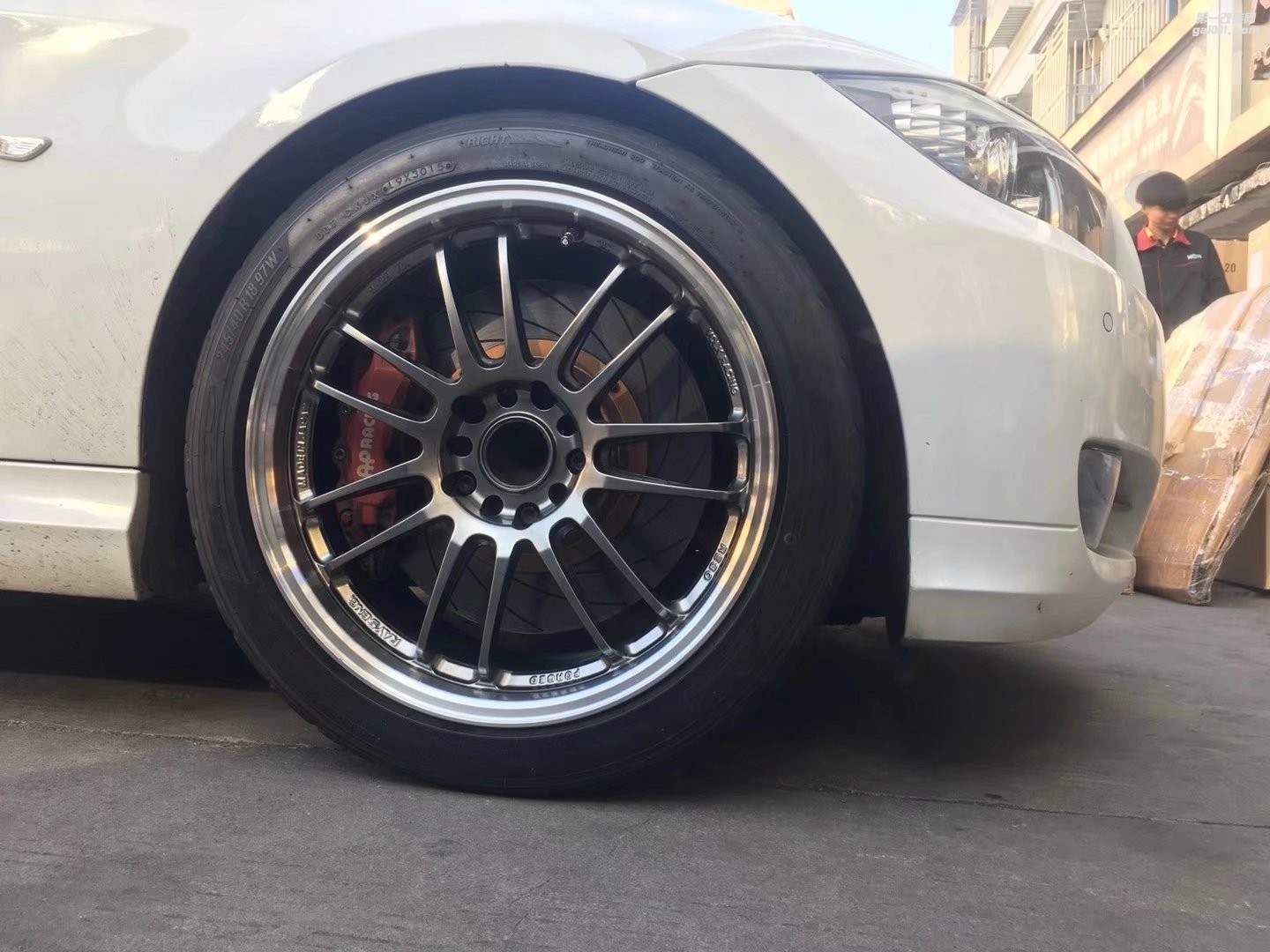 寶馬，換 RAYS  RE30 18寸 完工！