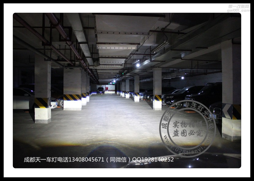 成都斯柯達(dá)速派改裝車燈升高配LED日行燈海拉雙光透鏡