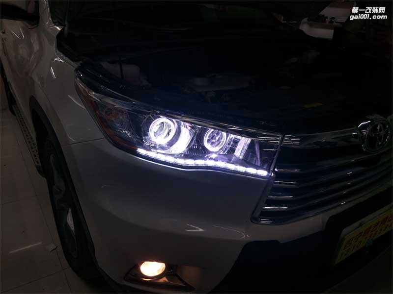 【西寧精藝精】豐田漢蘭達車燈改裝-西寧專業(yè)汽車燈光改裝
