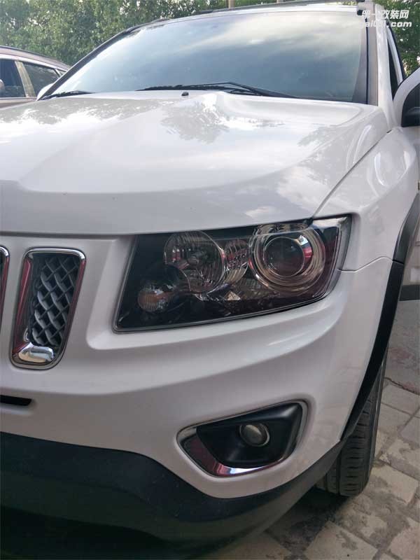 西寧車燈改裝 吉普精藝精大燈改裝案例-西寧專業(yè)汽車燈光改裝店